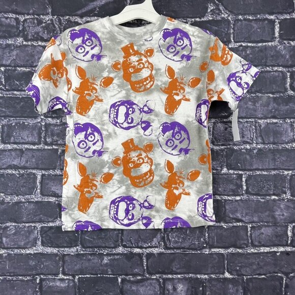 Five Nights at Freddy's Boy's SMALL 6/7 Short Sleeve Graphic T-Shirt - Picture 1 of 8